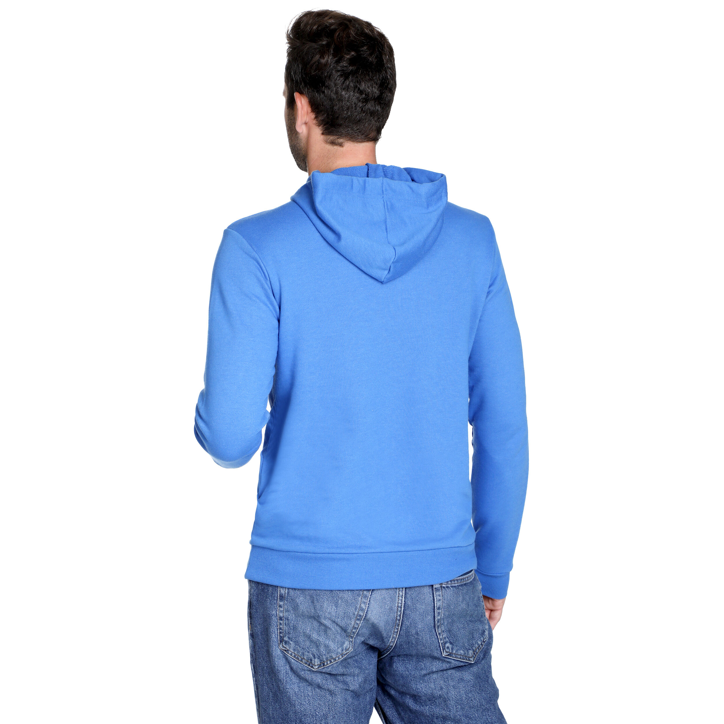 Logo Hoody Herren - Blau, Weiß