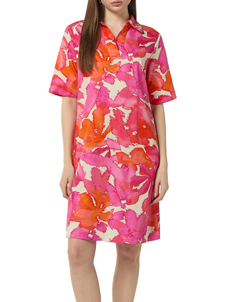 comma Kleid in Orange/ Pink günstig kaufen