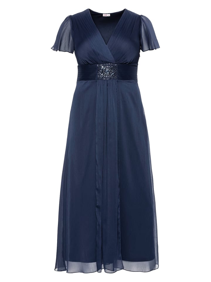 sheego Abendkleid in marine günstig kaufen