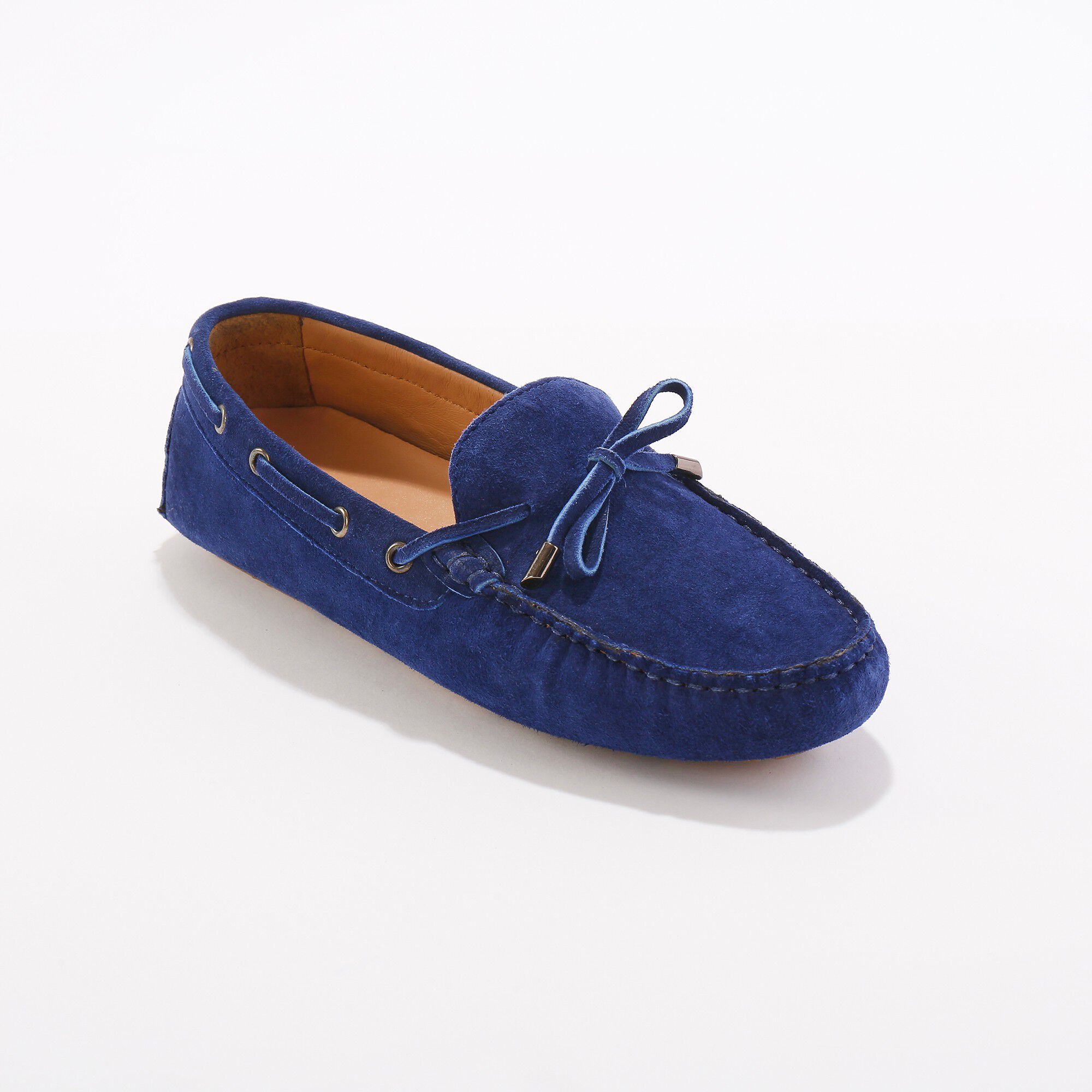 Mocassins en cuir ultra-souple à liens