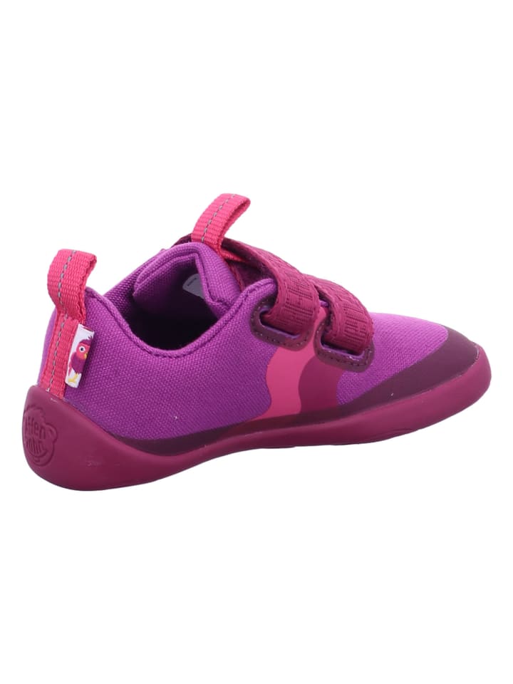Affenzahn Mädchen Halbschuhe Halbschuh Baumwolle Lucky  Vogel in Rot günstig kaufen