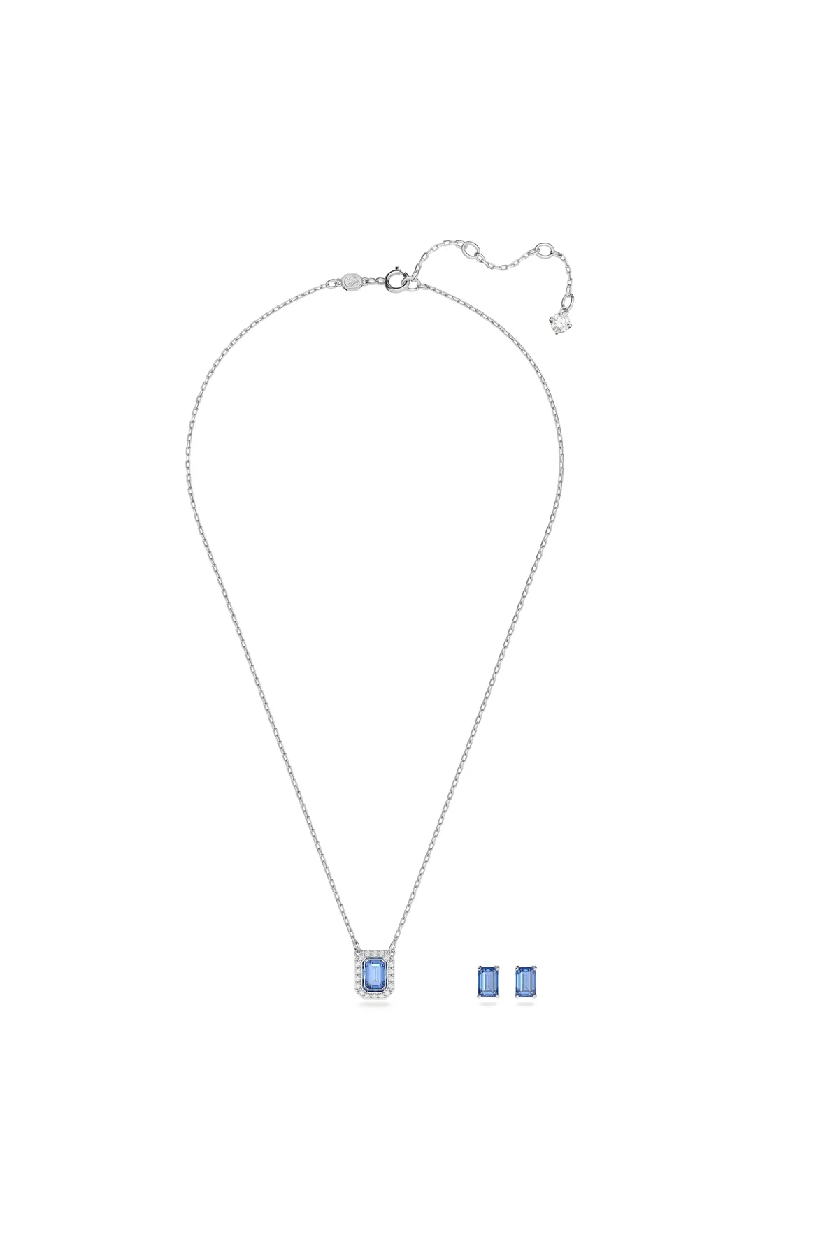 Swarovski  Millenia Blaue Silber Geschenkset 5641171