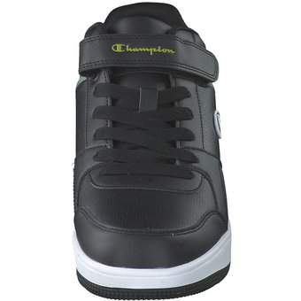 Champion Rebound Vintage Mid Sneaker in schwarz