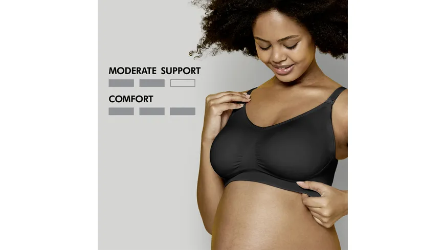 Medela Keep Cool™ Ultra Komfort Schwangerschafts- und Still-BH, schwarz, Gr. XL schwarz