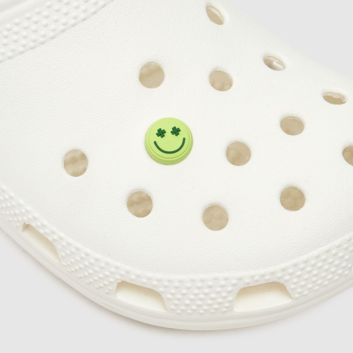 Crocs zöld jibbitz szerencsés mosoly