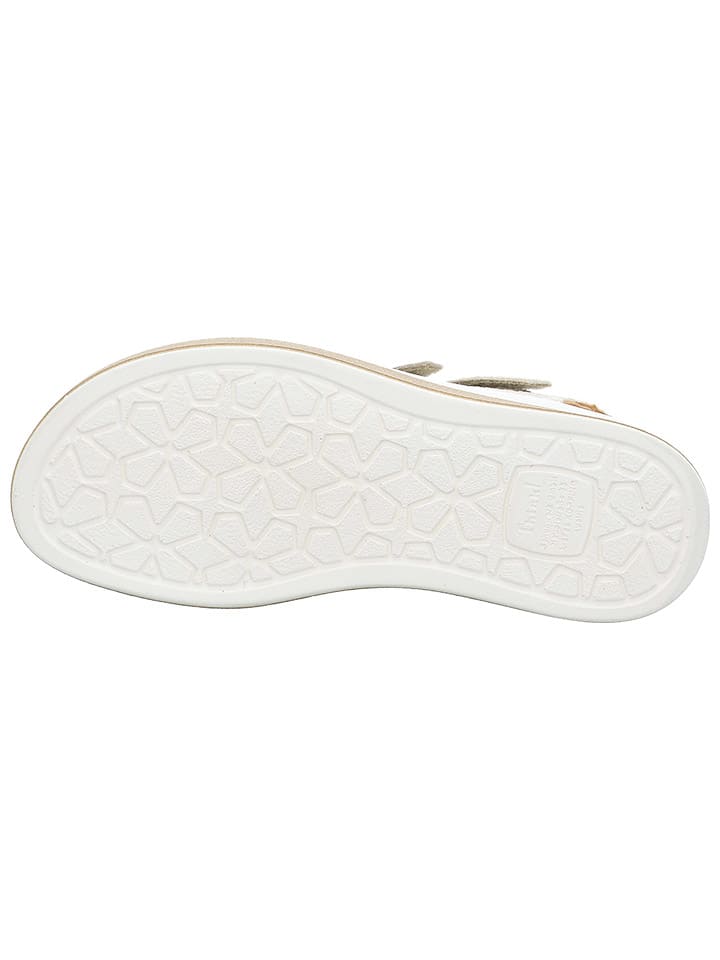 Think! Leder-Sandalen in Weiß/ Beige günstig kaufen