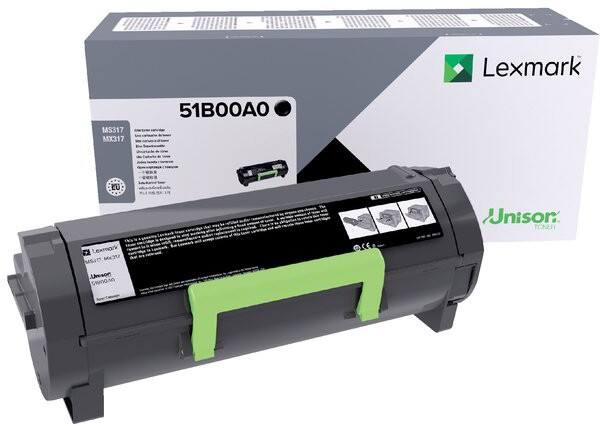 Lexmark Original Tonerkartusche 51B00A0 Schwarz