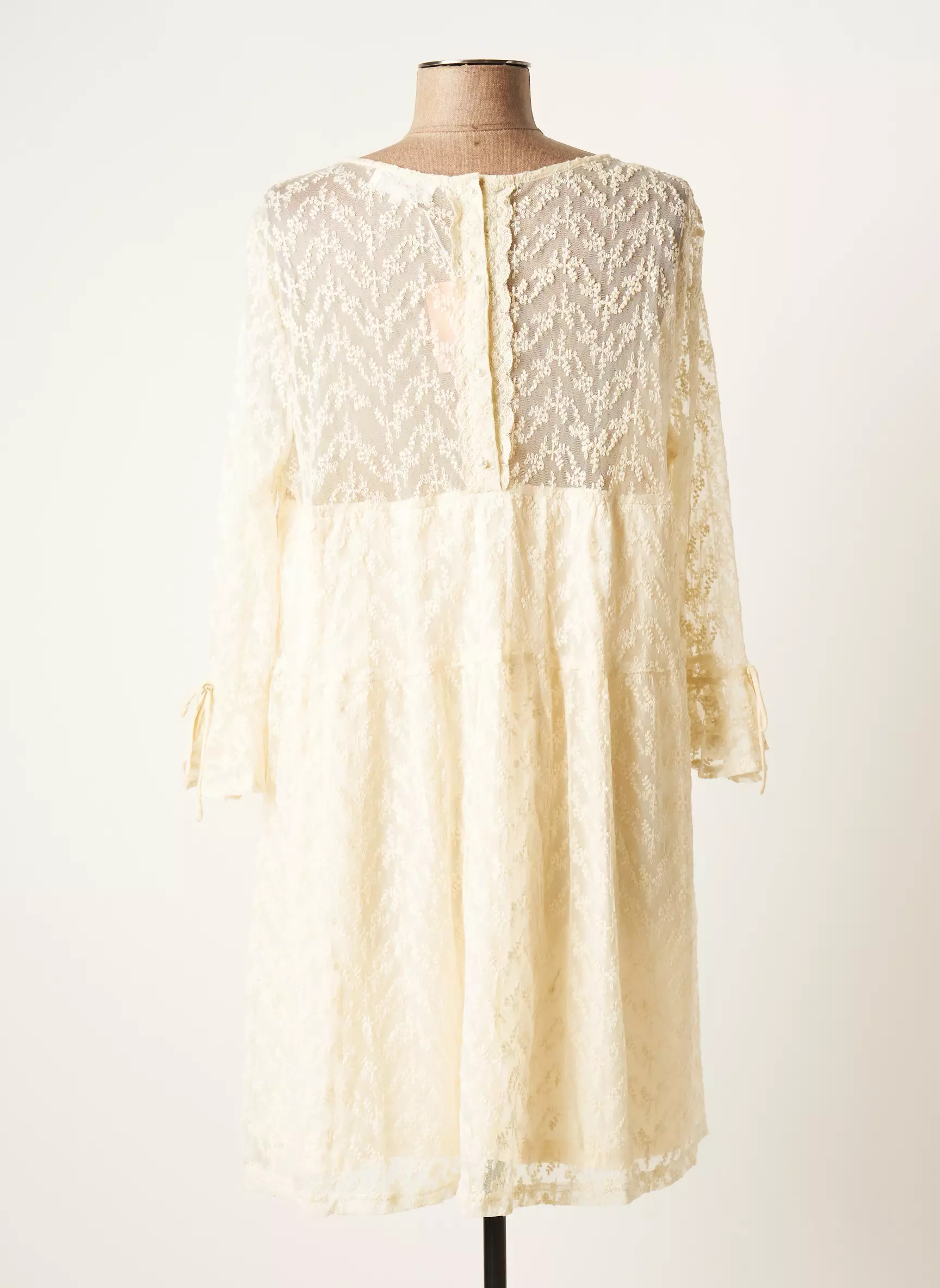 Grace Mila Robes Courtes Femme couleur beige