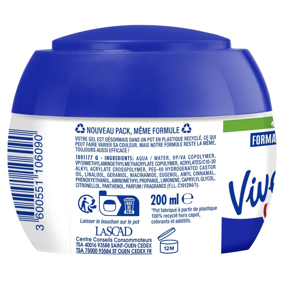 DOP Fixation Béton Gel Coiffant aux Vitamines Fixation Béton Force 9 Format Généreux