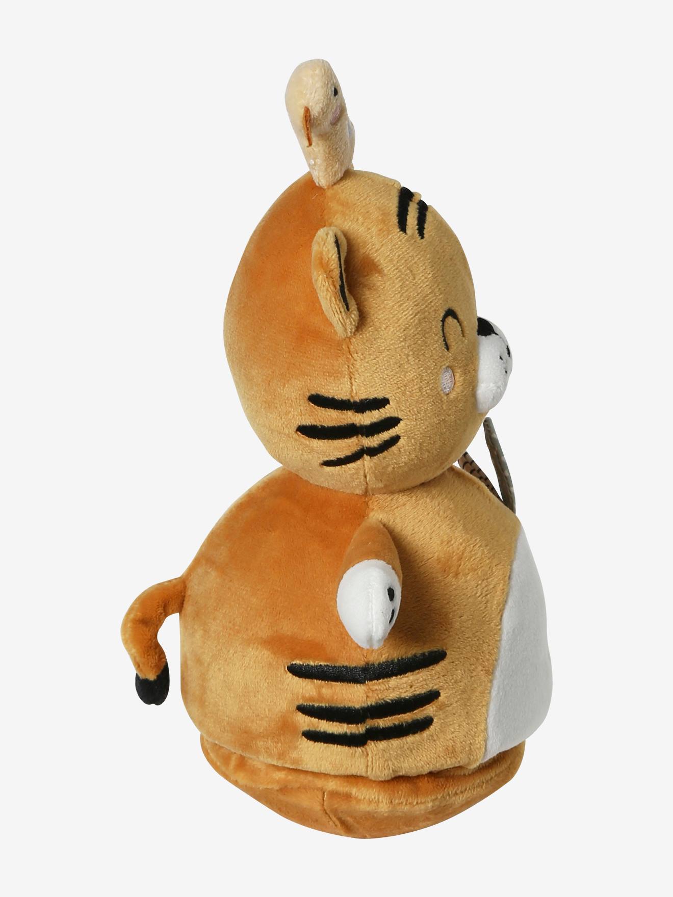 Vertbaudet Baby Stehaufmännchen TANSANIA, Tiger - gelb