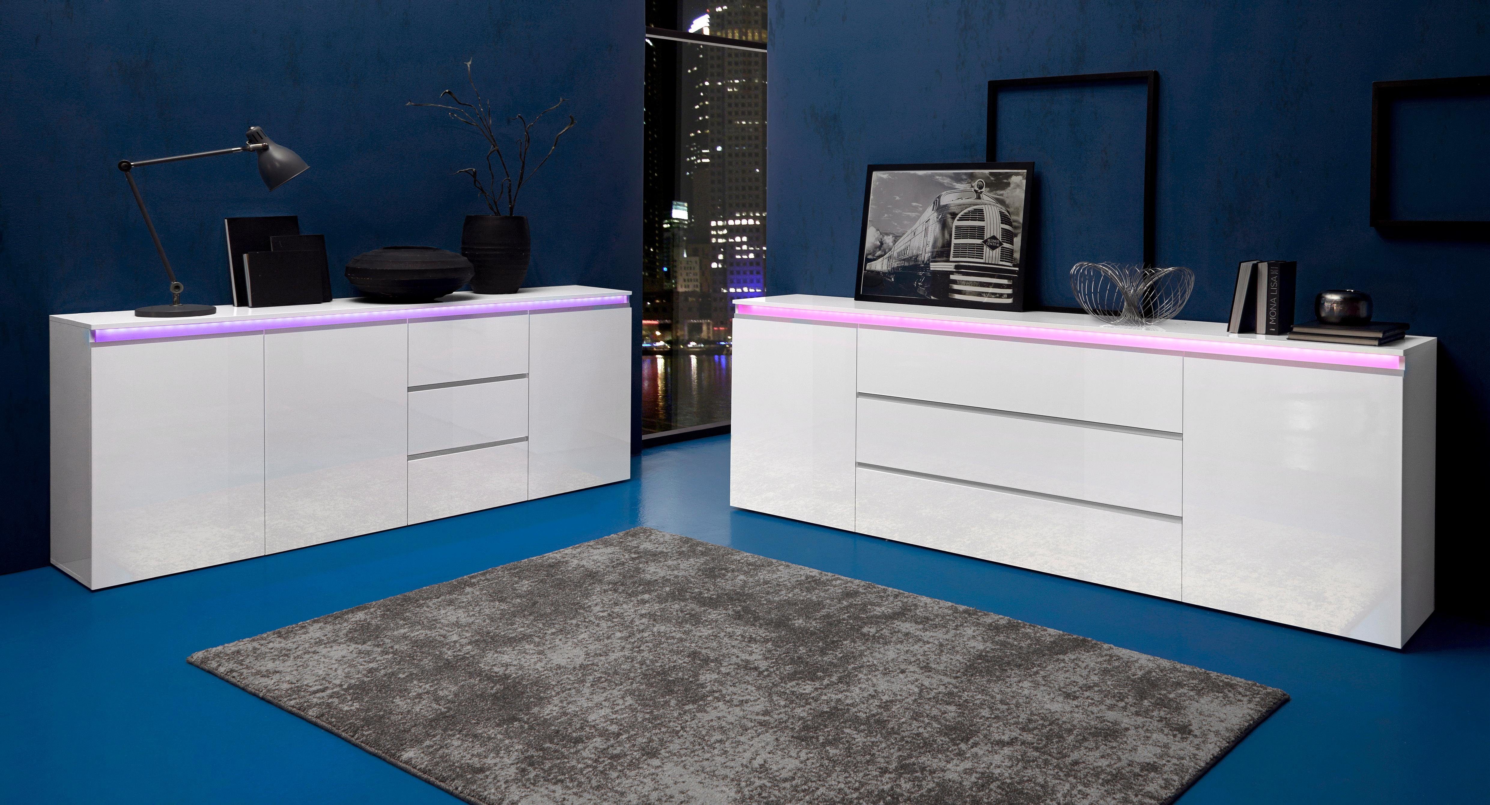 Tecnos Sideboard Magic, Breite 240 cm, ohne Beleuchtung