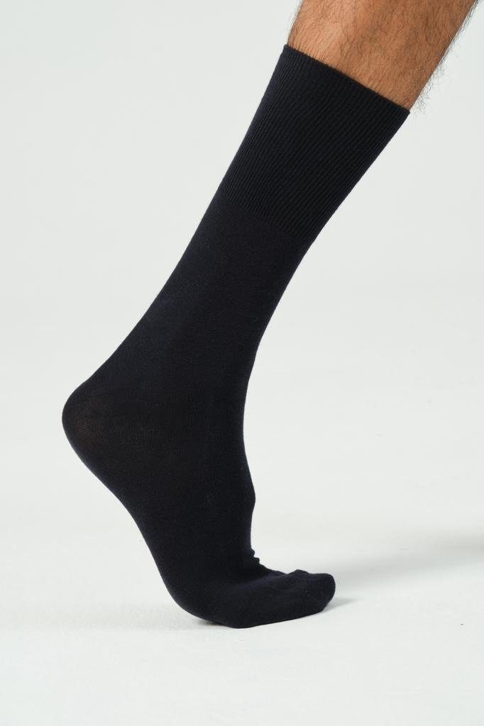NERS Diabetikersocken für Damen und Herren aus hochwertiger weicher Baumwolle und ohne Gummi (6 Paar) Ohne elastischen Bund für Sensible Füße