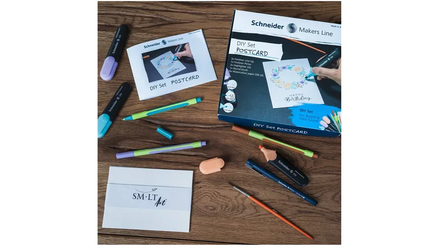 Schneider DIY Set Postkarte