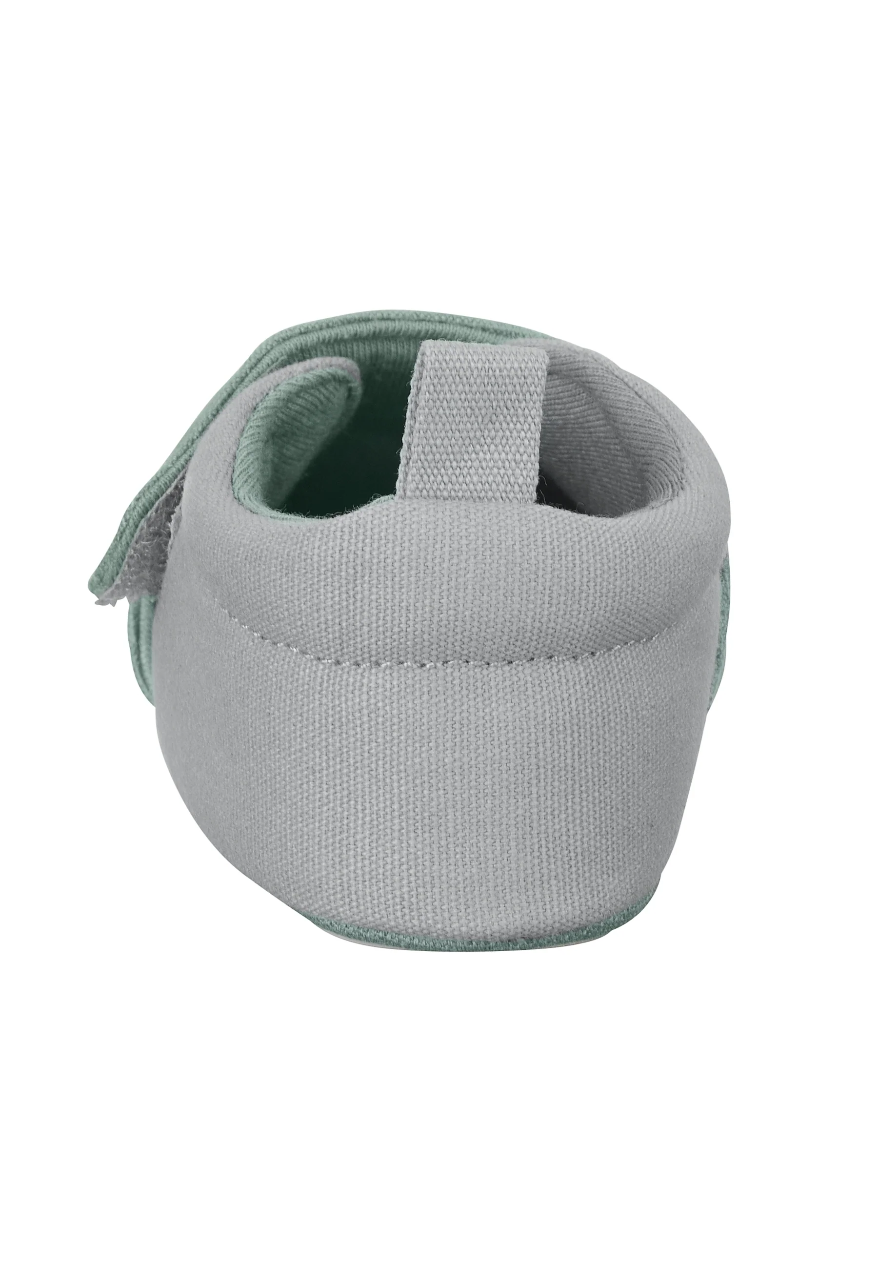 Baby Krabbelschuh aus Canvas mit Applikation Stern