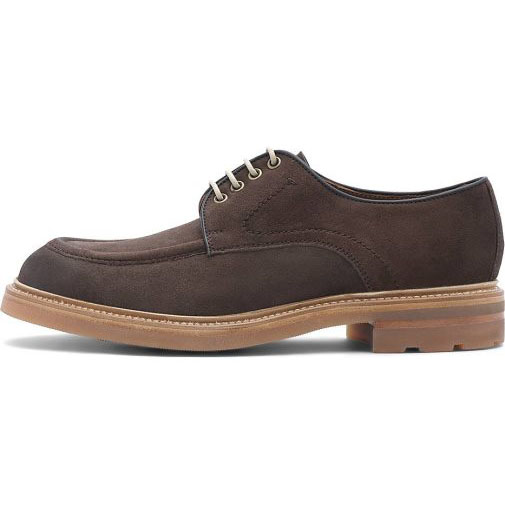 Lottusse Mokka Deer Suede Derby -Ladung