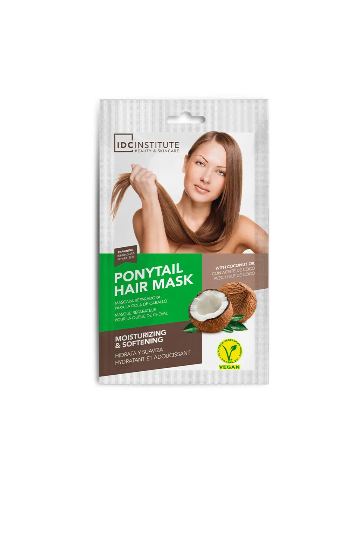 IDC Institute  Pferdeschwanz-Haarmaske mit Kokosnussöl 18 Gr 18 g