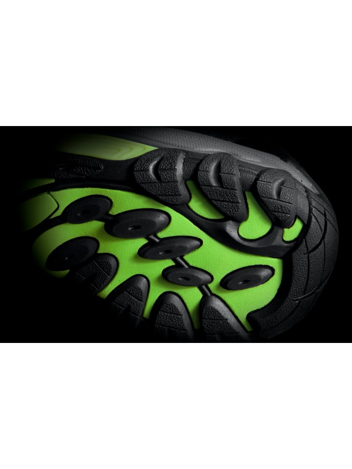 GUGGEN MOUNTAIN Wanderschuhe Uni in Schwarz-Grün günstig kaufen