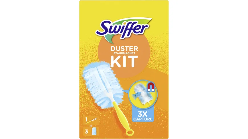 Swiffer Staubmagnet Starterset (Griff + 3 Tücher)