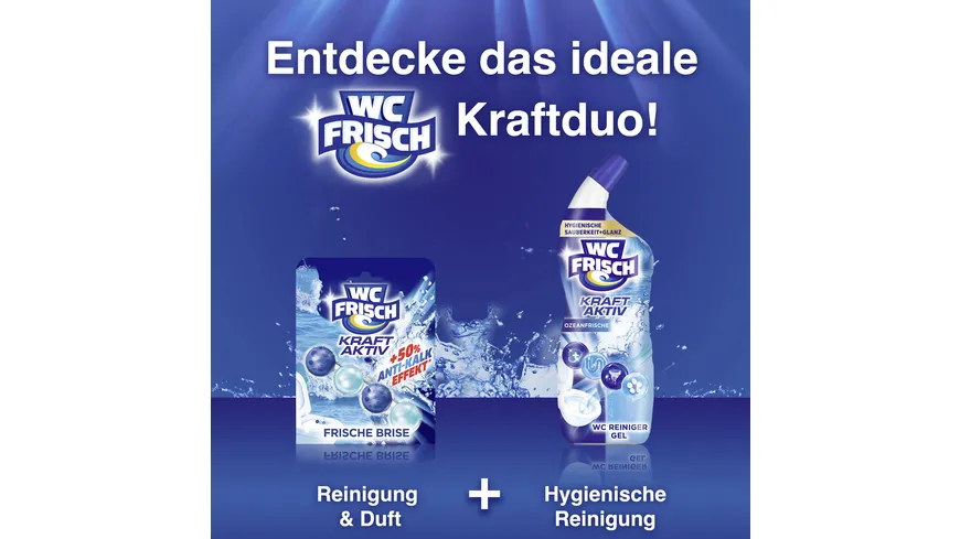 WC FRISCH Kraft Aktiv WC Reiniger Gel Ozeanfrische 750 ml 750 ml