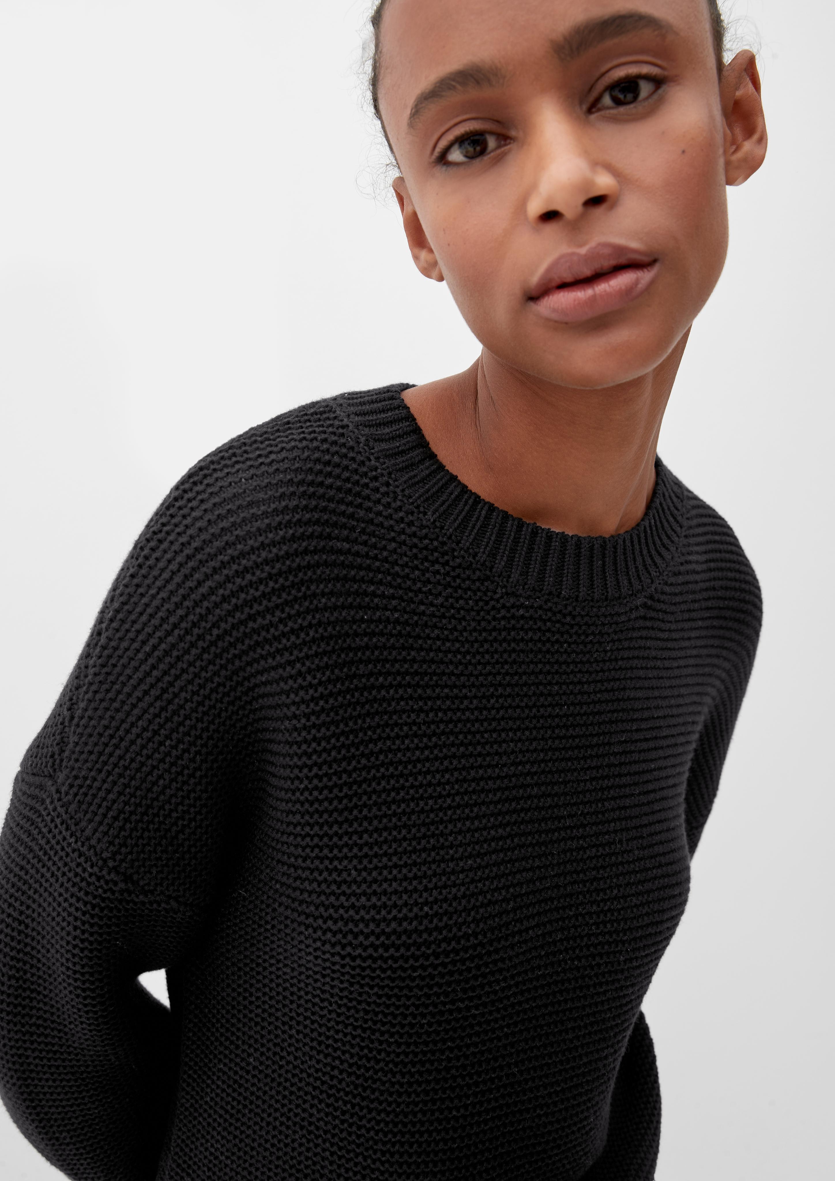 Strickpullover mit Rundhalsausschnitt  2127844-9999