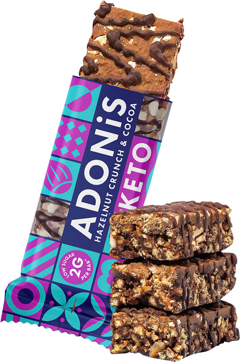 Proteinriegel, Hazelnut Crunch & Chocolate Keto, High Protein, 45 g