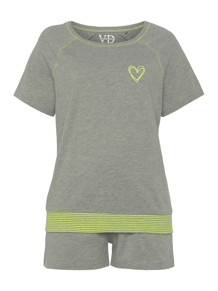 VIVANCE DREAMS Shorty in hellgrau-meliert günstig kaufen