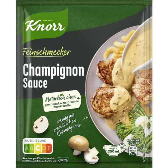 Knorr Feinschmecker Champignon Sauce ergibt 250ML