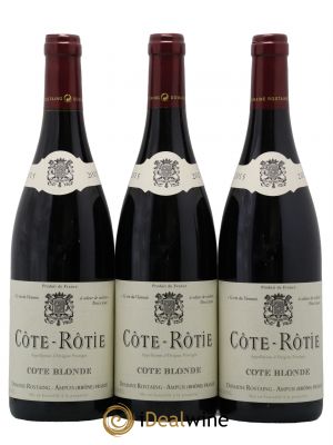 Côte-Rôtie Côte Blonde René Rostaing  2015 - Lot de 3 Bouteilles