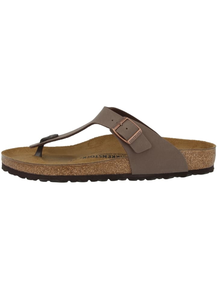 Birkenstock Zehensandale Gizeh Birko-Flor Nubuk normal in braun günstig kaufen