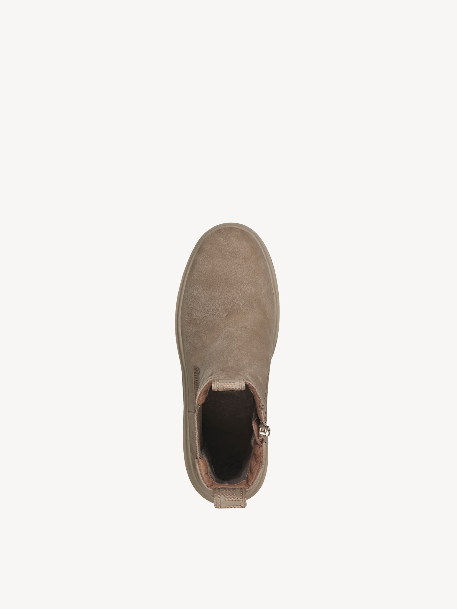 Bottine Chelsea en cuir - marron