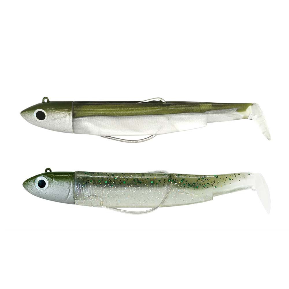Leurre Souple Shad Fiiish Double Combo Black Minnow Off Shore 7cm, 6g + 3g