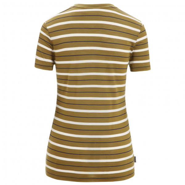 Icebreaker - Women's Wave S/S Tee Stripe - Merinoshirt