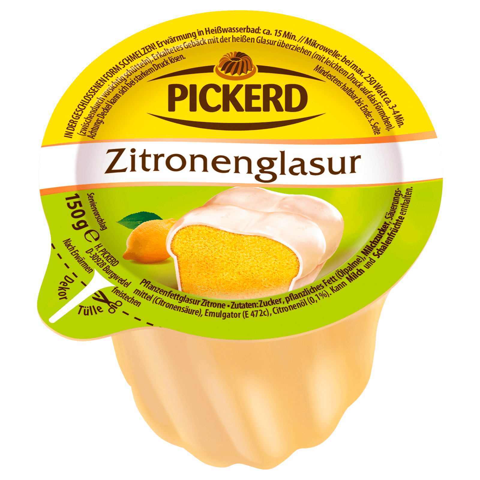 Pickerd Zitronenglasur 150g
