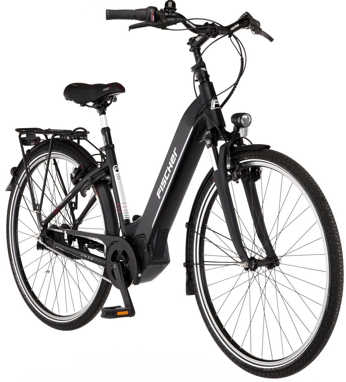 FISCHER Fahrrad E-Bike CITA 5.0i - Sondermodell 504 44, 7 Gang Shimano NEXUS Schaltwerk, Mittelmotor, 504 Wh Akku