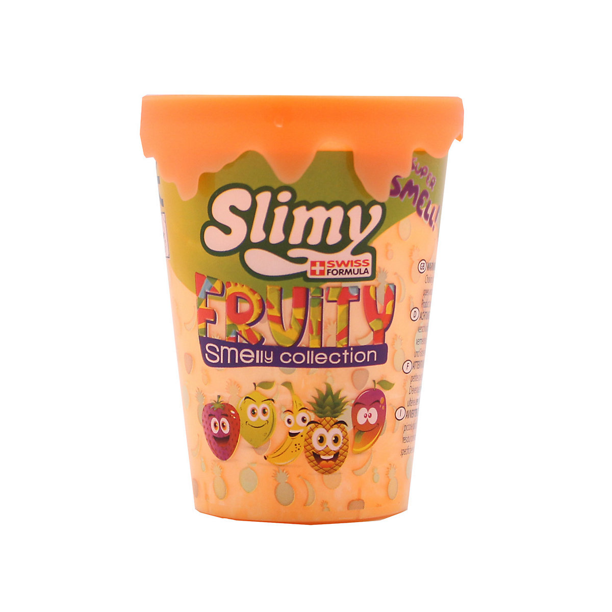 SLIMY® Fruity Original 80g Spielmasse im Becher - fruchtig duftender Schleim Spielspaß für Kinder