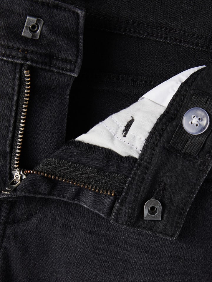 name it Jeans slim fit in black denim günstig kaufen