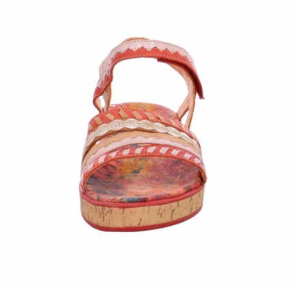 THINK Komfort Sandalen rot