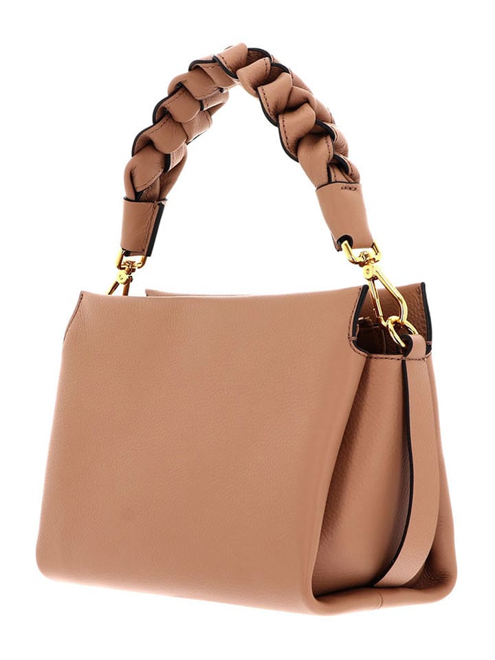 COCCINELLE Leder-Henkeltasche in Hellbraun - (B)23 x (H)18 x (T)10 cm günstig kaufen onesize
