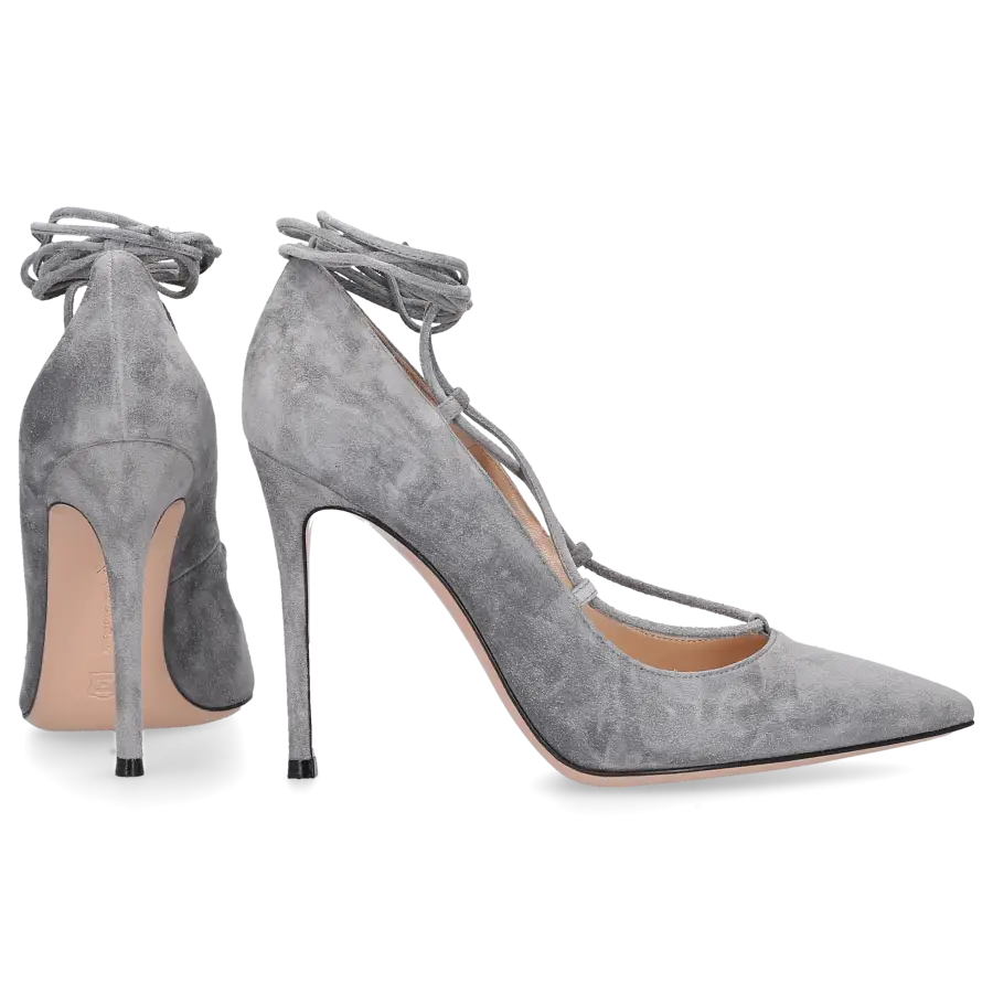 Gianvito Rossi - High Heels Pumps G20747 Veloursleder - grau