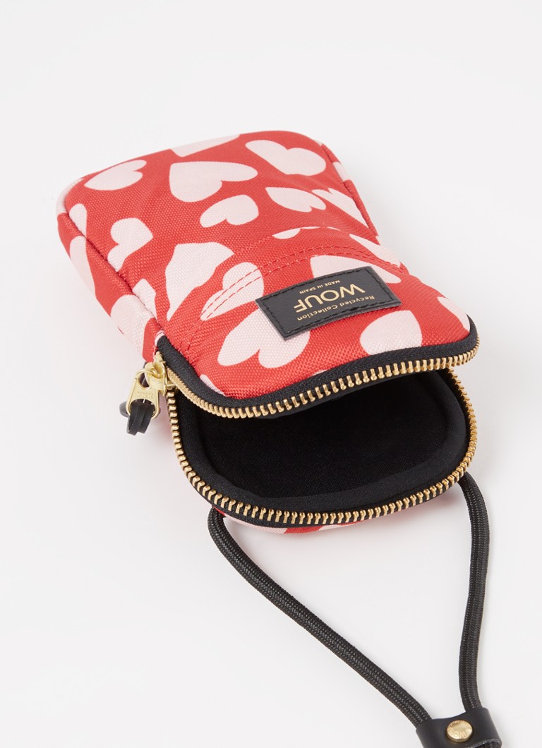 Wouf  Amore crossbody telefoonhoes met print