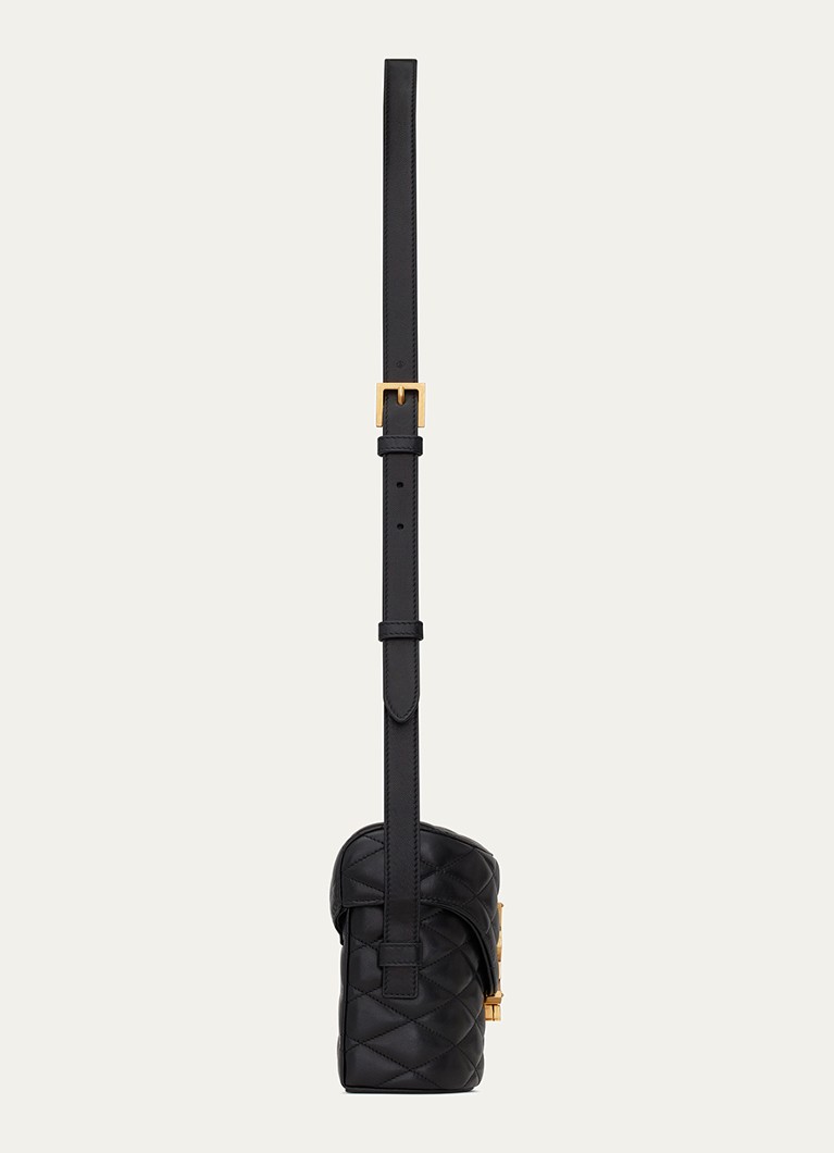 Saint Laurent June Box shoulder bag made of quilted lambskin