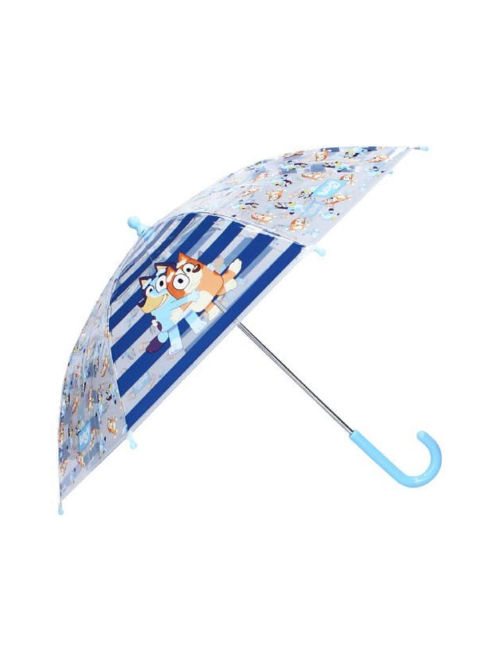 COFI 1453 Bluey Stockregenschirm 71 cm Durchmesser, Ideal für Kinder in Blau günstig kaufen onesize