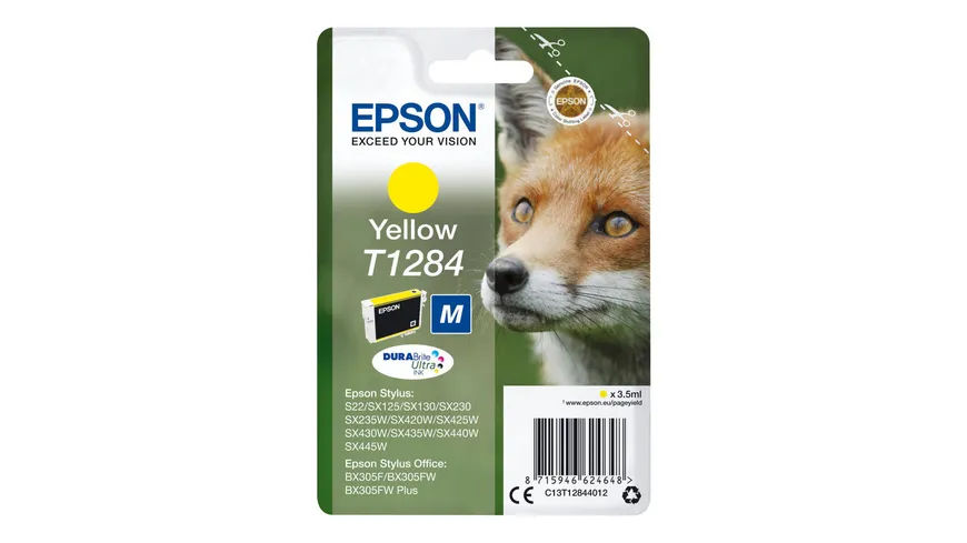 Epson Druckerpatrone T1284 gelb