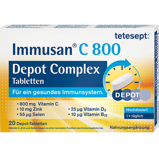 TETESEPT Immusan C 800 5in1 Abwehr Complex Tabl.  20 St  Tabletten