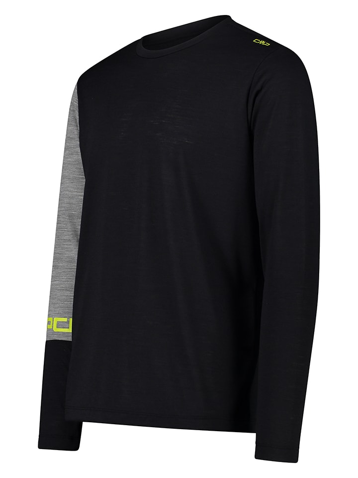 CMP Funktionslongsleeve in Schwarz/ Grau günstig kaufen