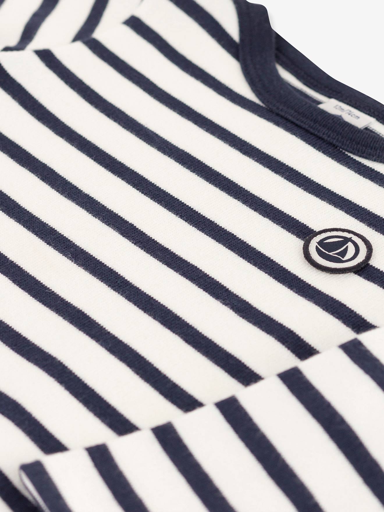 Petit Bateau Baby Ringelshirt aus Bio-Baumwolle PETIT BATEAU - marine/weiß gestreift