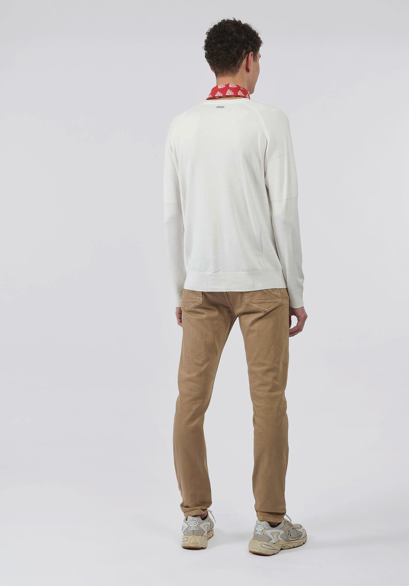 MAYER  Pull blanc homme