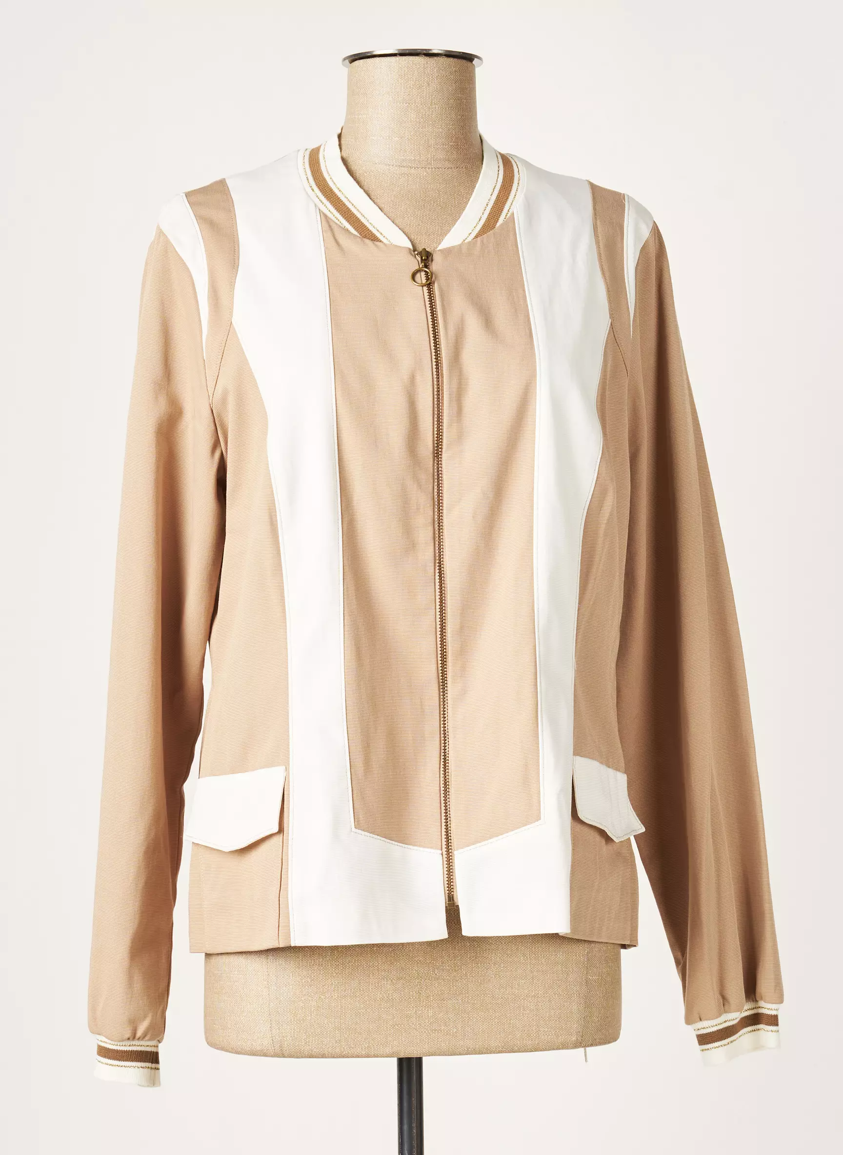 Meri Esca Vestecasual Femme couleur beige