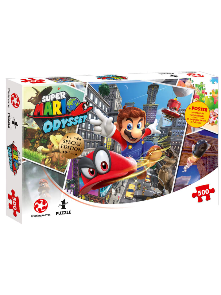 Winning Moves Puzzle Super Mario Odyssey World Traveler 500 Teile 48 x 34 cm in bunt günstig kaufen onesize