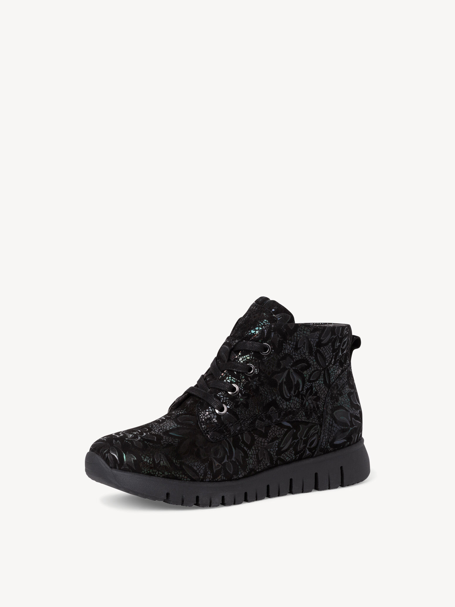 Bottine en cuir - noir